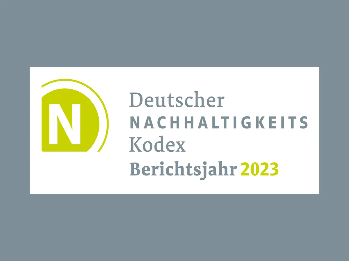 Logo Deutscher NACHHALTIGKEITS Kodex Berichtsjahr 2023